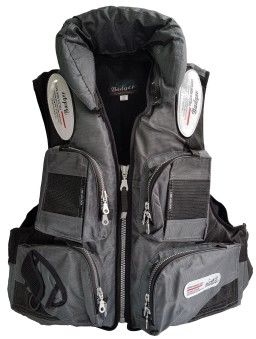 Жилет рыболовный (плавающий) Aqua Sport Grey