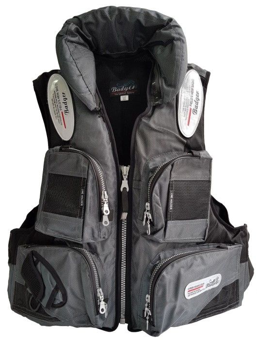 Жилет рыболовный (плавающий) Aqua Sport Grey