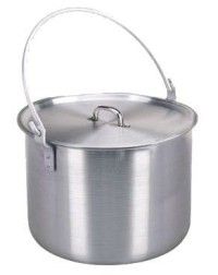 Котелок походный алюминиевый с крышкой 4.8 литра