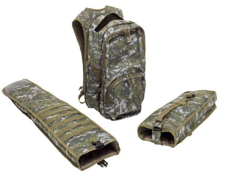 Savotta Small Hunting Backpack HD camo with gun pocket