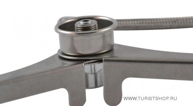 Переходник со шлангом с резьбового стандарта, на цанговый газовый баллон