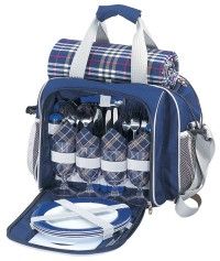 Набор для пикника на 4 персоны с ковриком