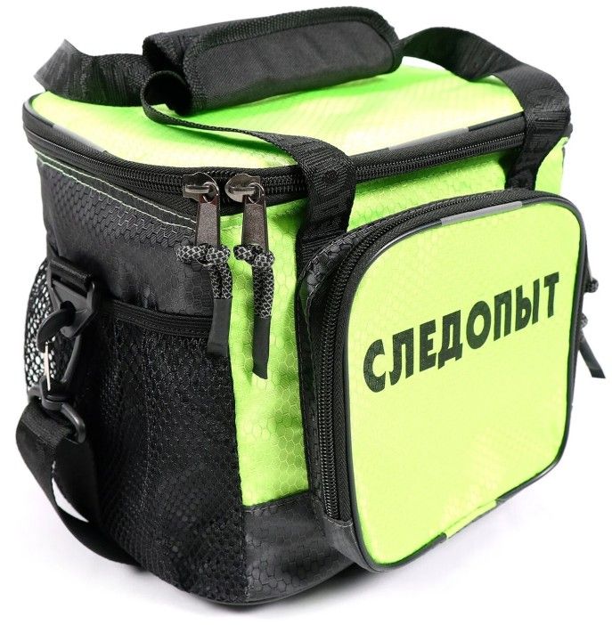 Сумка изотермическая СЛЕДОПЫТ - Red, Green Line Pro 23 литра, зеленый, коралловый