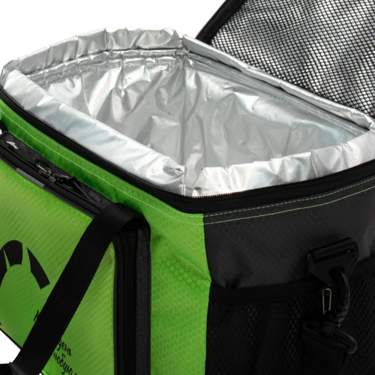 Сумка изотермическая СЛЕДОПЫТ - Red, Green Line Pro 23 литра, зеленый, коралловый