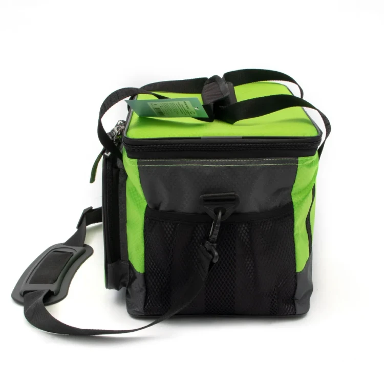 Сумка изотермическая СЛЕДОПЫТ - Red, Green Line Pro 23 литра, зеленый, коралловый