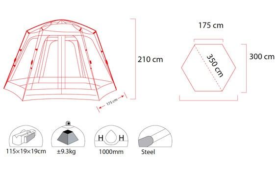 Кемпинговый тент-шатер Envision Mosquito 4