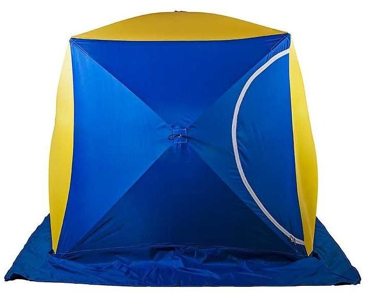 Палатка СТЭК КУБ-3 трехслойная для зимней рыбалки