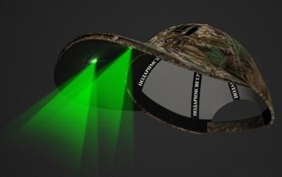 Кепка - бейсболка со встроенными светодиодами