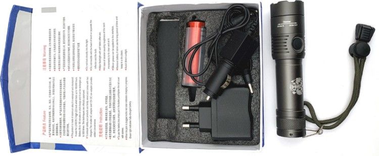 Светодиодный ручной фонарь NK Cree LED 180 с фокусировкой Zoom