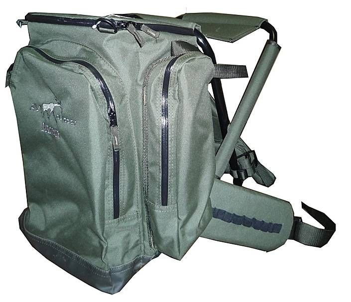 avi outdoor fiskare ryukzak s vstroennym stulchikom