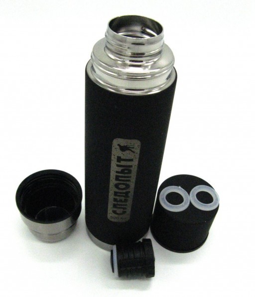 Термос СЛЕДОПЫТ-COSMOS с двойной крышкой 0.5; 1.0 литр