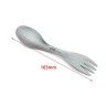 Ловилка - ложка-вилка походная двухсторонняя титановая Spork Titanium