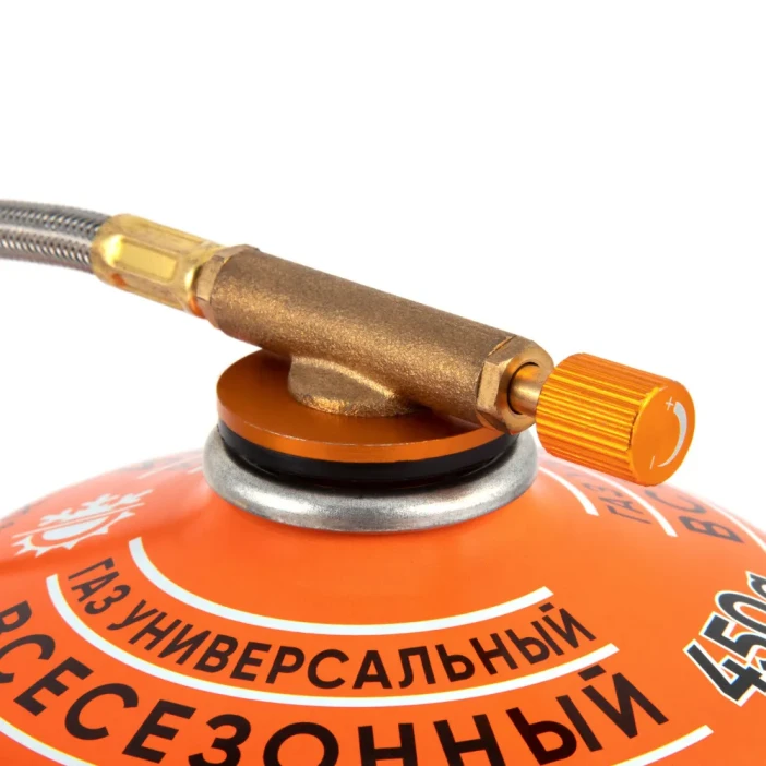 Горелка газовая СЛЕДОПЫТ-GTP-S07, пьезоподжиг, газогенератор, шланг
