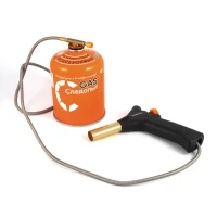 Горелка газовая СЛЕДОПЫТ-GTP-S07, пьезоподжиг, газогенератор, шланг