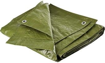 Тент универсальный PE (90 g/m2). Цвет: белый, зеленый