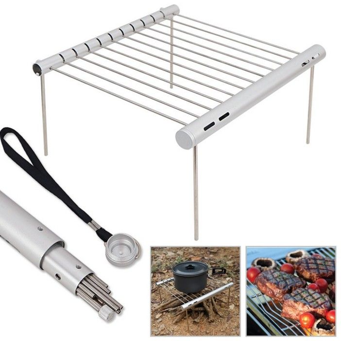 Мангал - таганок - решетка костровая портативная Camp Grill
