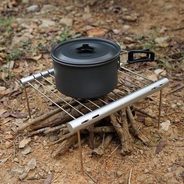 Мангал - таганок - решетка костровая портативная Camp Grill
