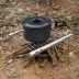 Мангал - таганок - решетка костровая портативная Camp Grill