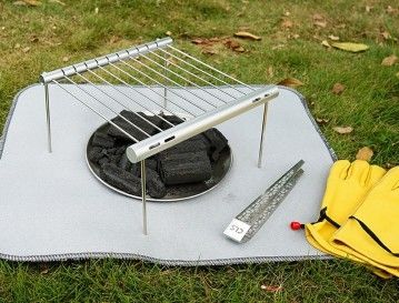 Мангал - таганок - решетка костровая портативная Camp Grill