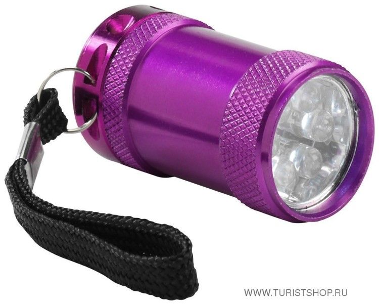 Светодиодный мини - фонарик, фиолетовый