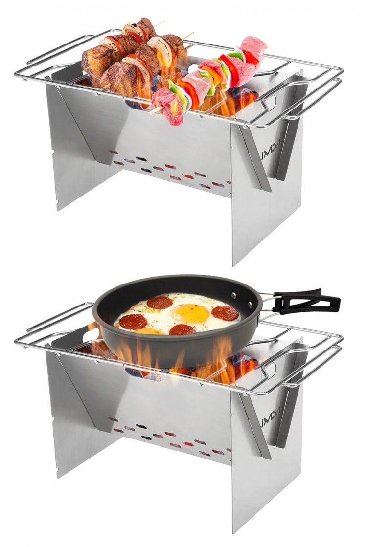 Мини печь (плита-гриль) походная