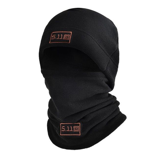 Шапка и Бафф (шарф-маска) 5.11 Tactical, зимний набор из флиса, черный, серый, оливковый, синий