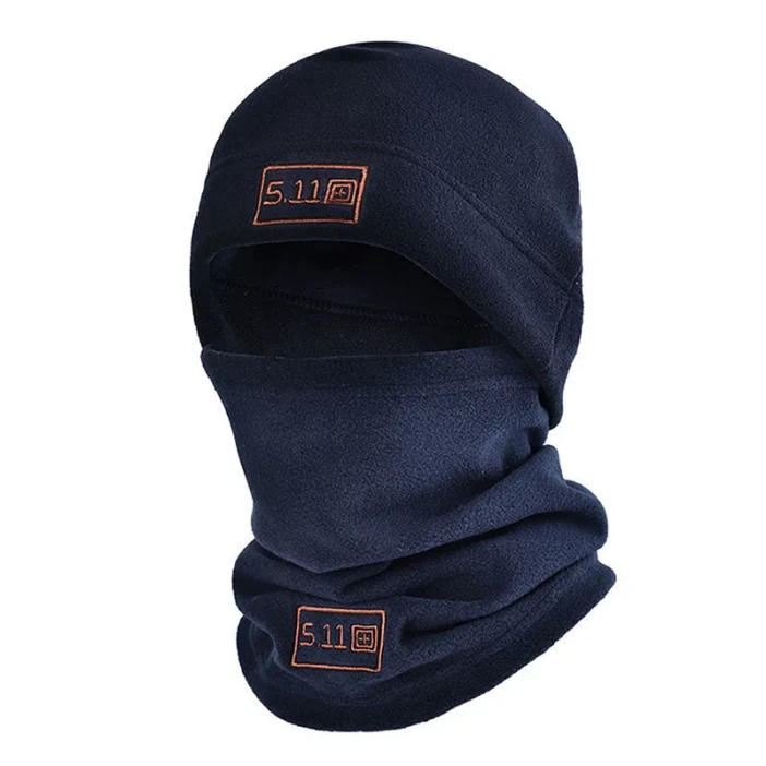 Шапка и Бафф (шарф-маска) 5.11 Tactical, зимний набор из флиса, черный, серый, оливковый, синий