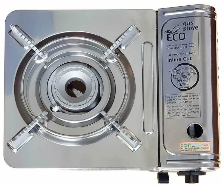 Плита портативная газовая с переходником NaMilux NA-3915AS (199AS/2W)