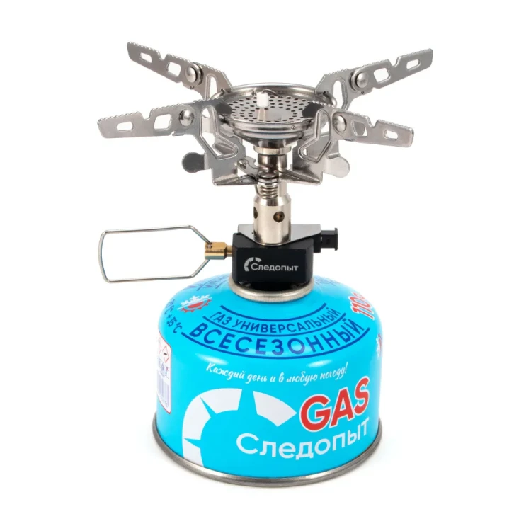 Плита портативная газовая разборная СЛЕДОПЫТ - Искра