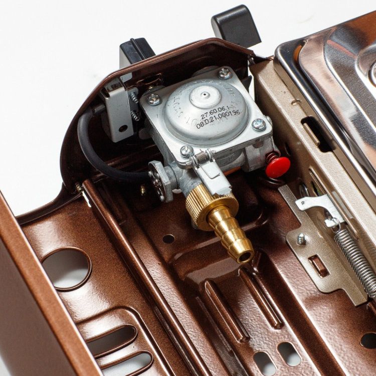 Керамическая портативная газовая плита NaMilux NA-P4075PS (PL2057PS) с переходником