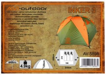 Палатка AVI-OUTDOOR Inker 3