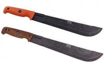 Нож-мачете EKA MachBlade W1 G10 рукоять оранжевая, черная, под дерево