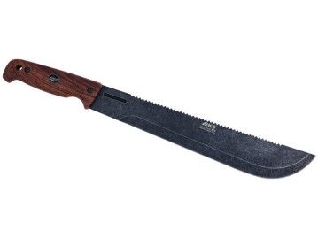Нож-мачете EKA MachBlade W1 G10 рукоять оранжевая, черная, под дерево