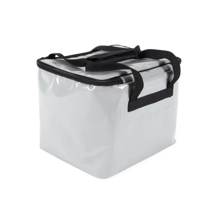 Сумка изотермическая ПВХ СЛЕДОПЫТ Thermal Bag, 35х25х28 см, 25 литров, серый