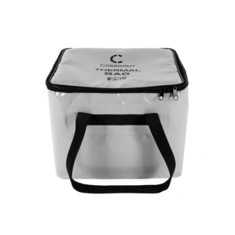 Сумка изотермическая ПВХ СЛЕДОПЫТ Thermal Bag, 35х25х28 см, 25 литров, серый