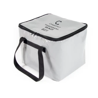 Сумка изотермическая ПВХ СЛЕДОПЫТ Thermal Bag, 35х25х28 см, 25 литров, серый