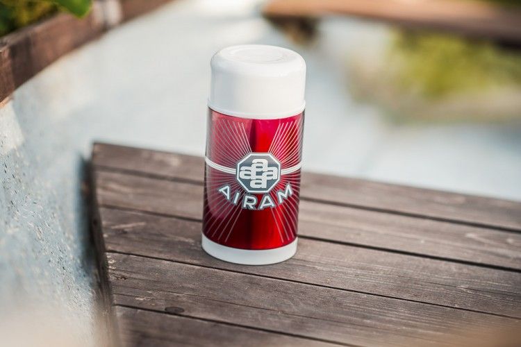 Термос AIRAM Klassikko Steel Food с широким горлом 1,0 литр