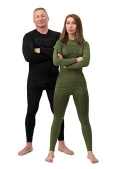Термобельe бесшовное NordKapp STERK khaki, black, oil