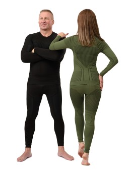 Термобельe бесшовное NordKapp STERK khaki, black, oil