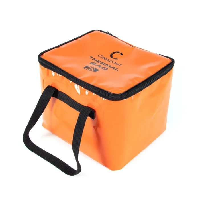Сумка изотермическая ПВХ СЛЕДОПЫТ Thermal Bag, 35х25х28 см, 25 литров, оранжевый