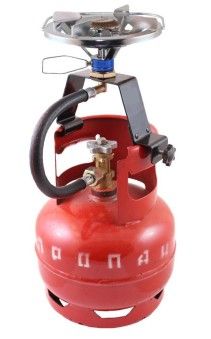 Портативная газовая плита Следопыт-Атлант, работающая с бытовыми газовыми баллонами