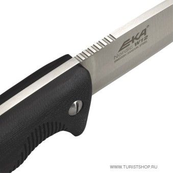 Нож EKA Nordic W12, чёрный