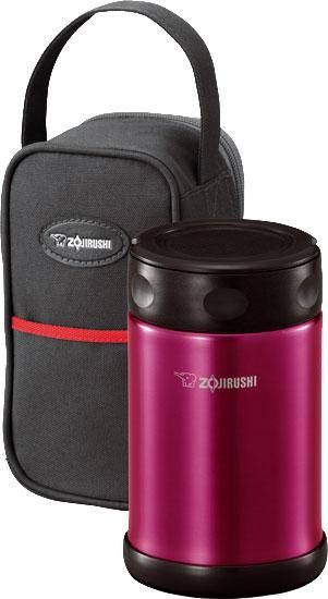 Термос Zojirushi для ланча SW-ETE50, 0.5 литра,  розовый, cтальной