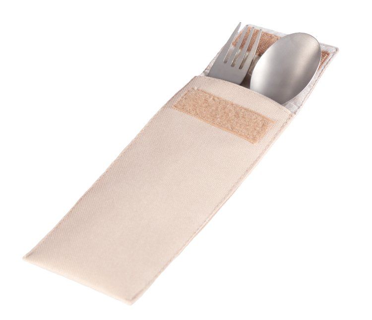 Набор столовых приборов BG Titanium ложка+вилка+чехол