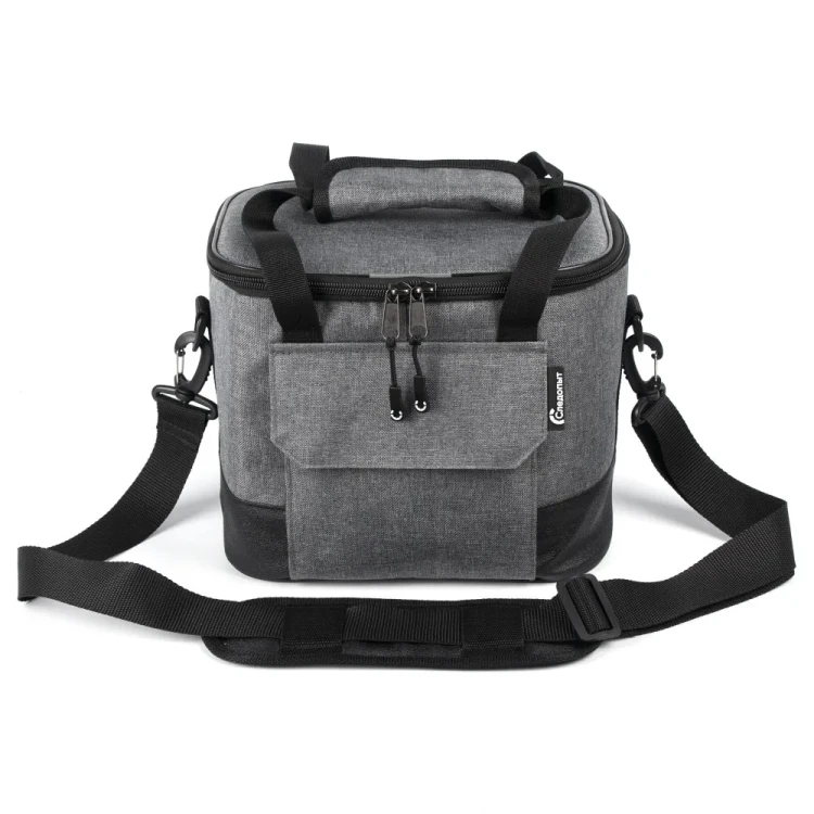 Сумка изотермическая СЛЕДОПЫТ Gray Line Pro, 13 литров, серый меланж