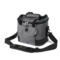 Сумка изотермическая СЛЕДОПЫТ Gray Line Pro, 13 литров, серый меланж