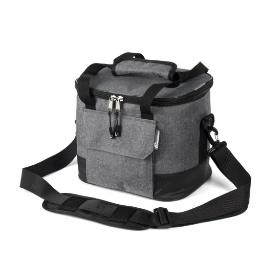 Сумка изотермическая СЛЕДОПЫТ Gray Line Pro, 13 литров, серый меланж