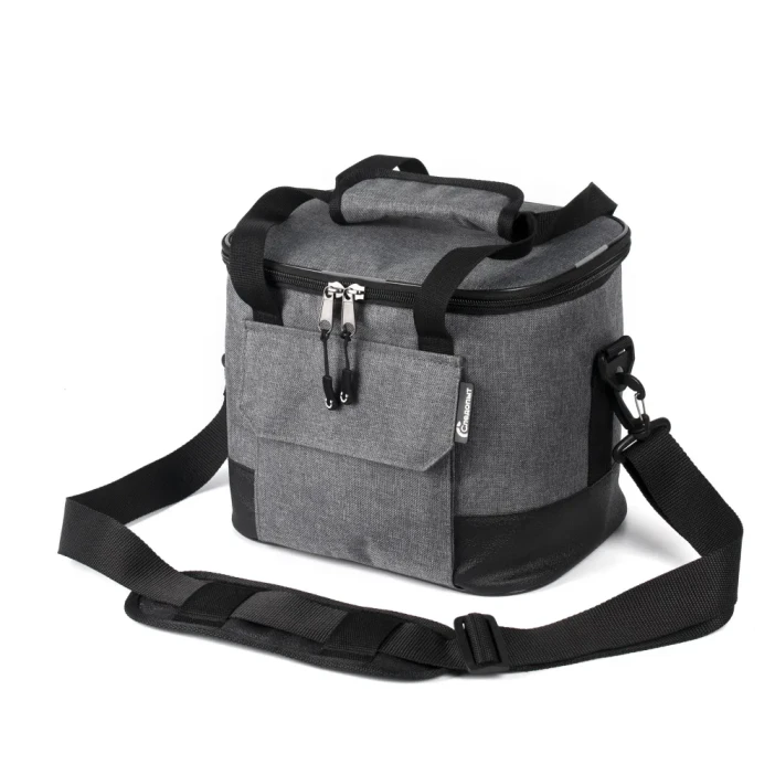 Сумка изотермическая СЛЕДОПЫТ Gray Line Pro, 13 литров, серый меланж