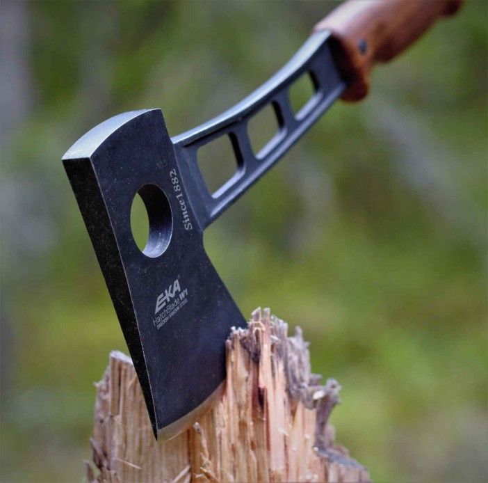 Топор EKA Hatchblade W1, Black, Orange, Wood