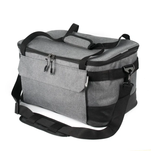 Сумка изотермическая СЛЕДОПЫТ Gray Line Pro, 34 литра, серый меланж